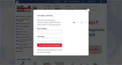 Desktop Screenshot of healthmagneticstore.com